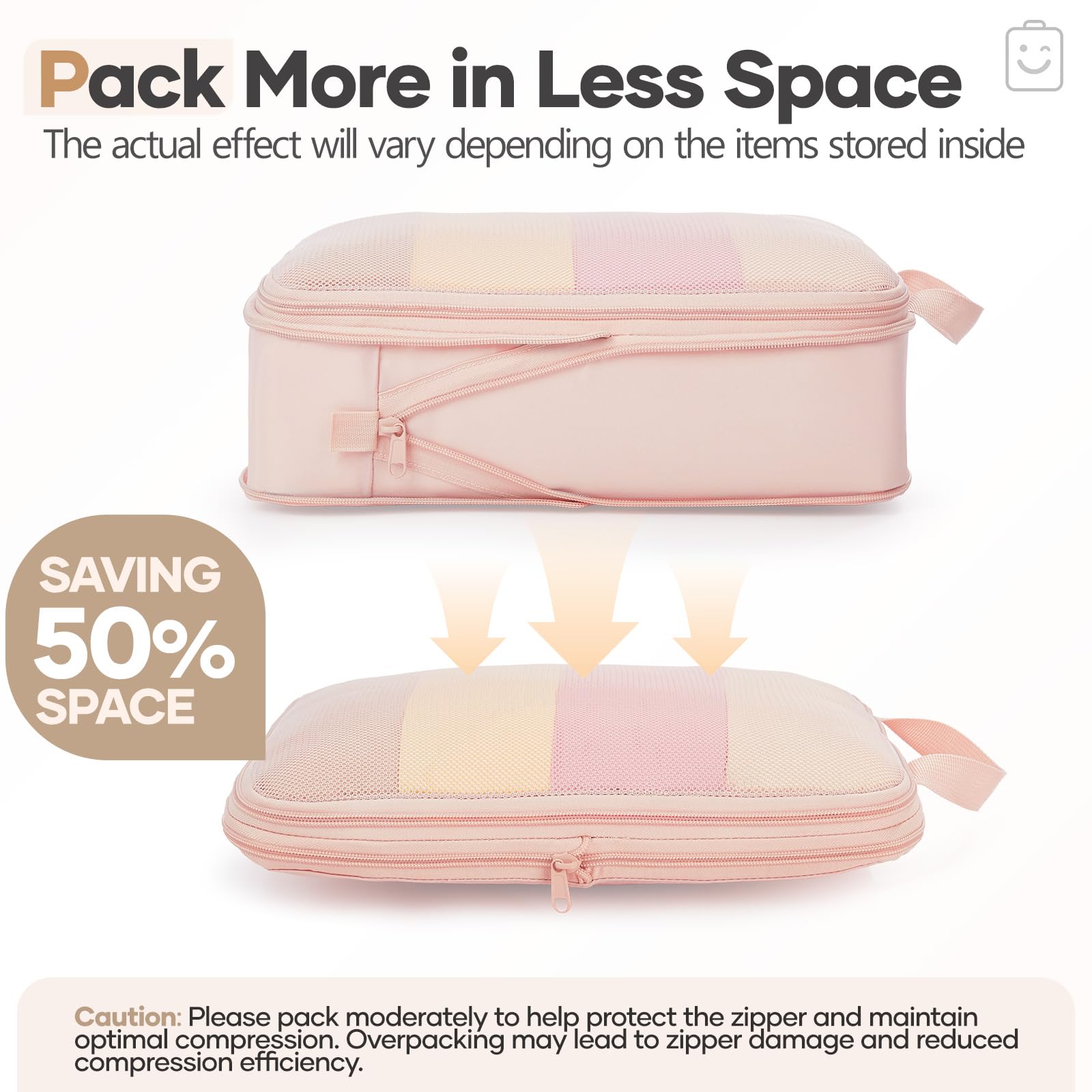 Veken zipper pouch adds versatile organization.