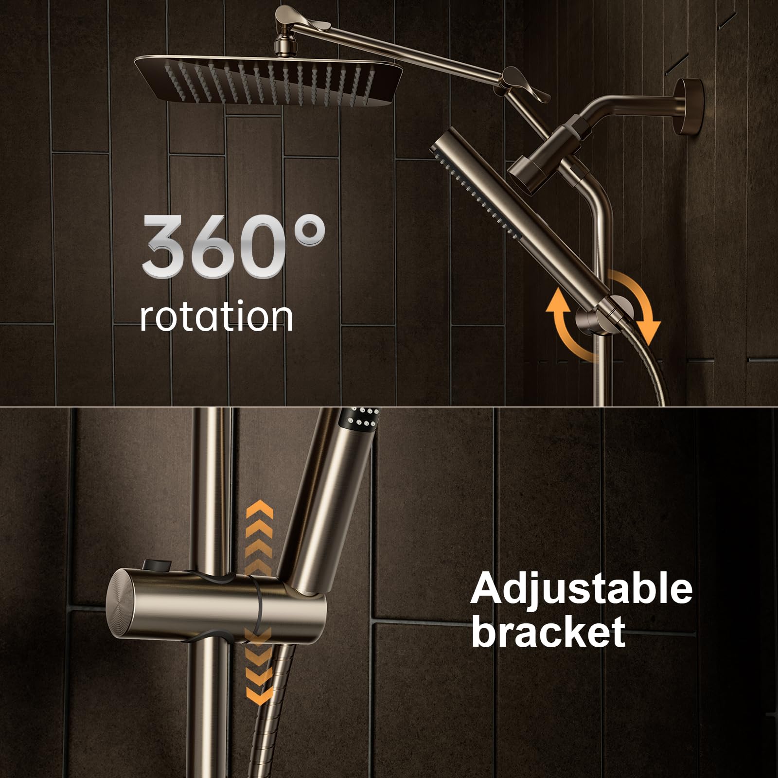 Veken all-metal installation kit for a quick bathroom upgrade