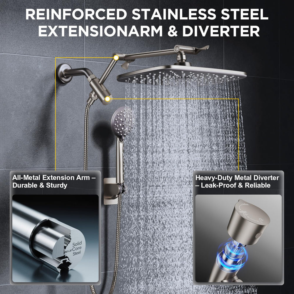 Veken handheld multispray with rain, massage and mist modes for versatile rinsing