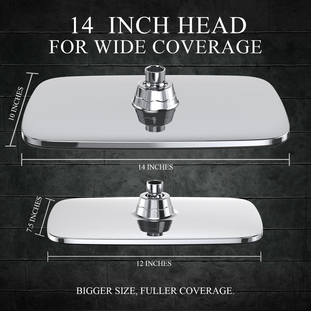 Veken massage mode on handheld supports relaxing, customizable showers.