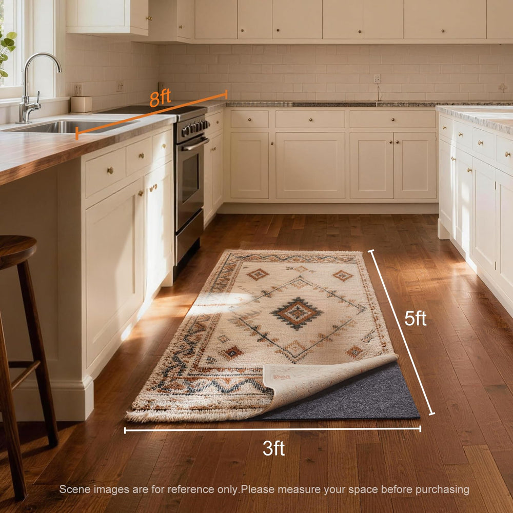 Veken multi-surface rug pad suitable for wood, tile, and laminate
