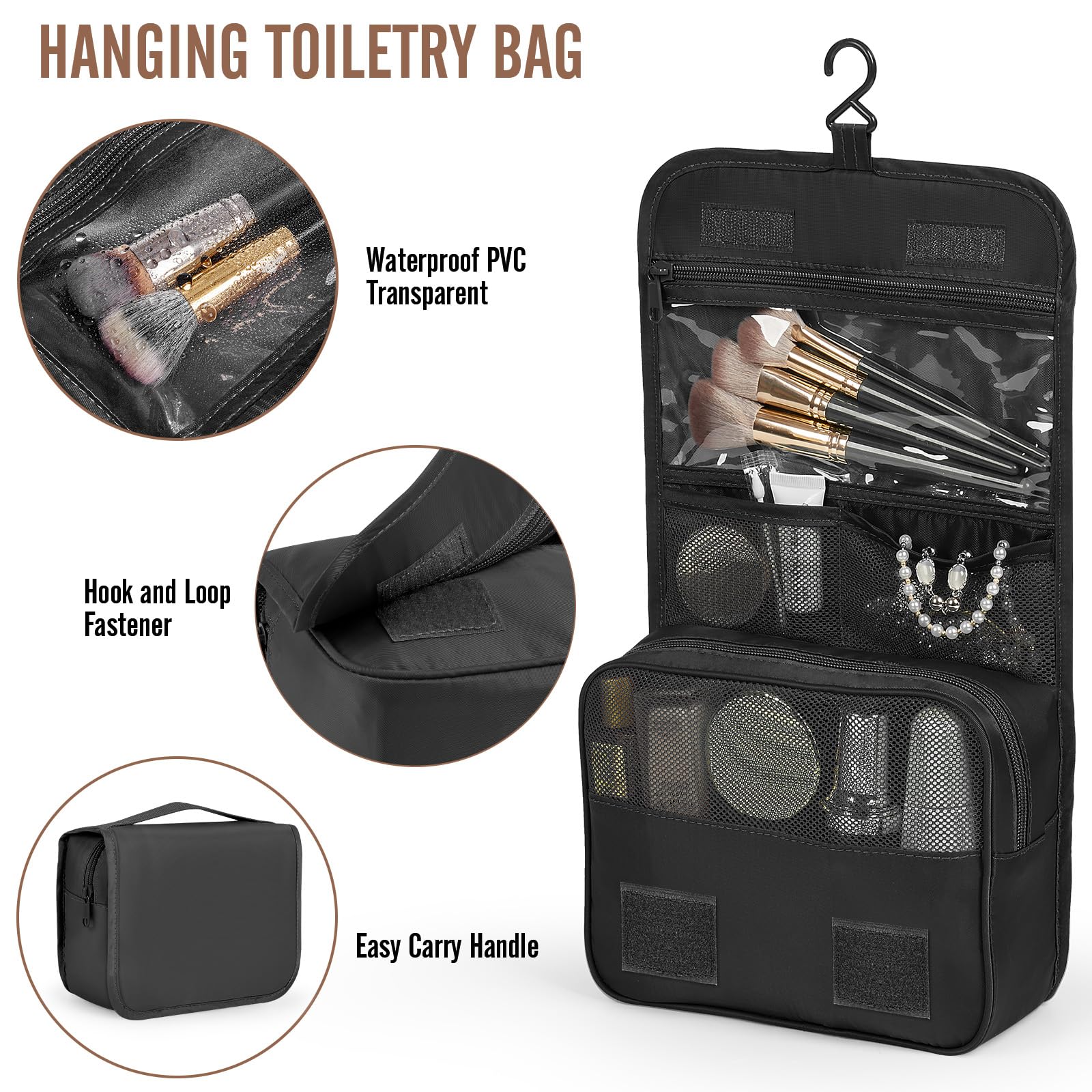 Veken packing cubes mesh panels let items breathe and stay visible.