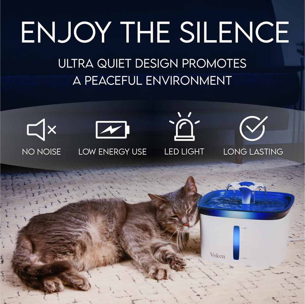 Veken silicone mat protects flooring during use.