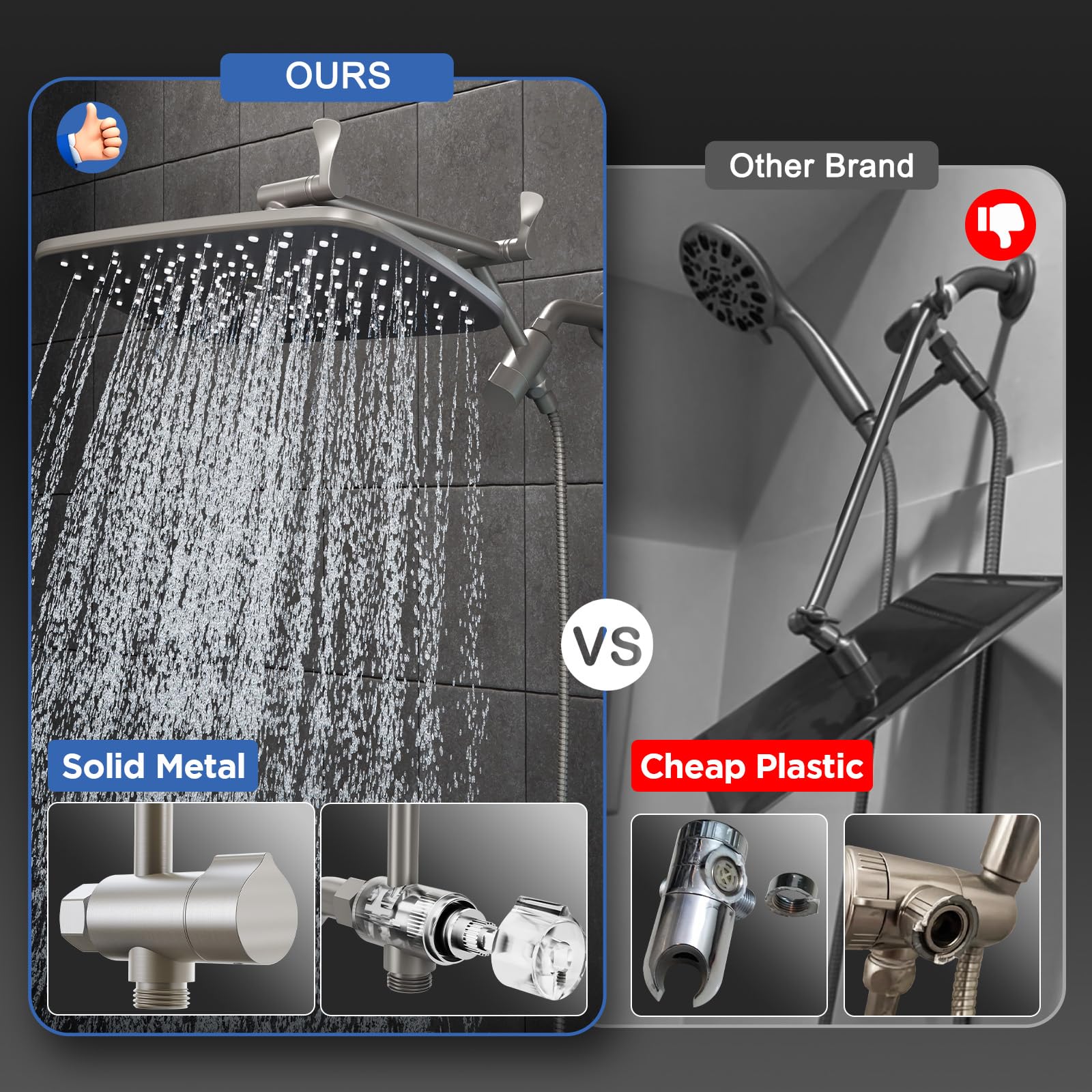 Veken tool free installation for quick bathroom upgrades