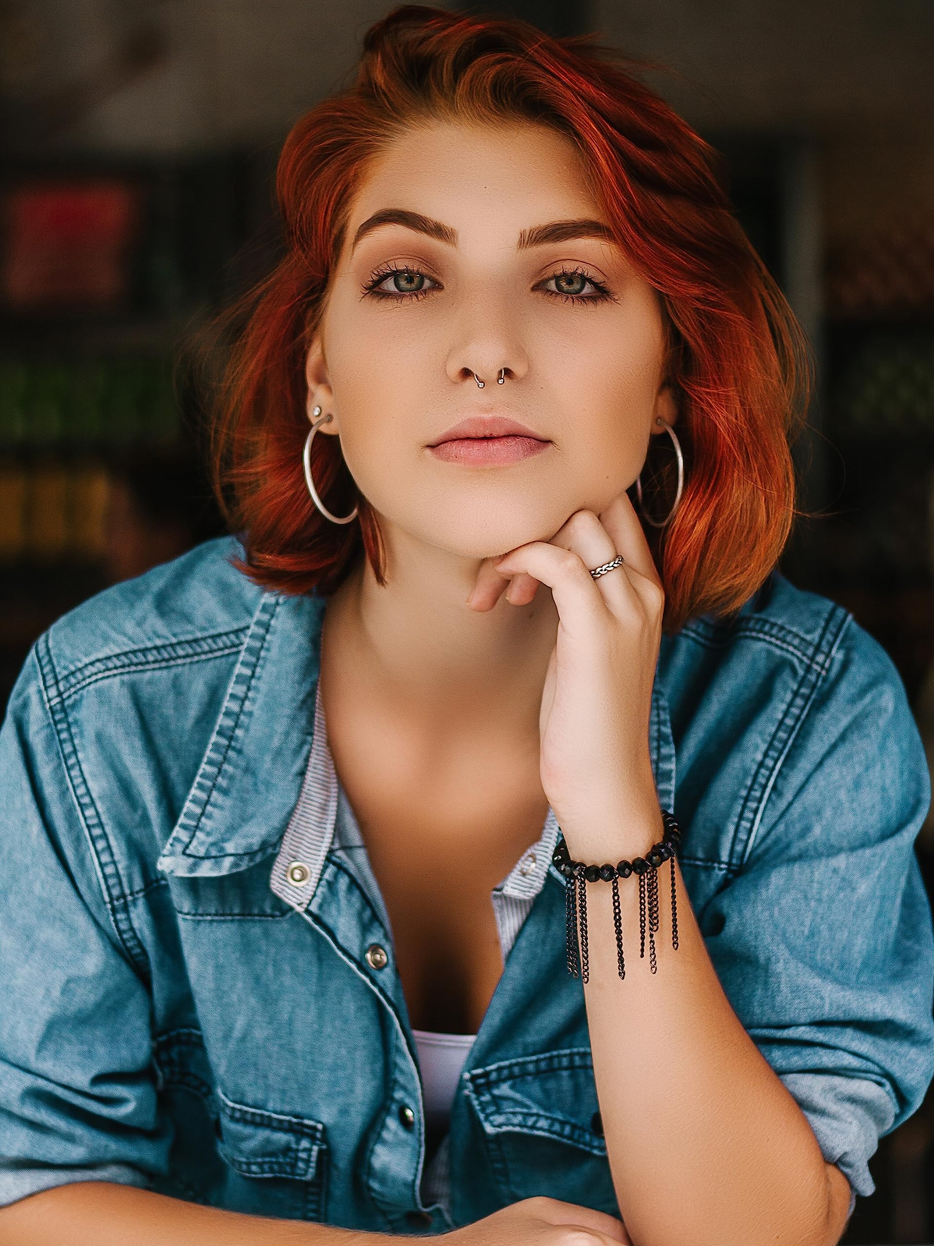 VELCARE gold fake nose ring closeup highlights luxe look without piercing.