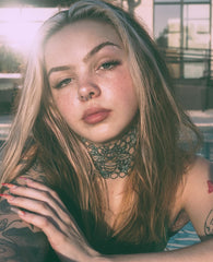 VELCARE rose gold fake nose ring closeup reveals polished surface and versatile style.