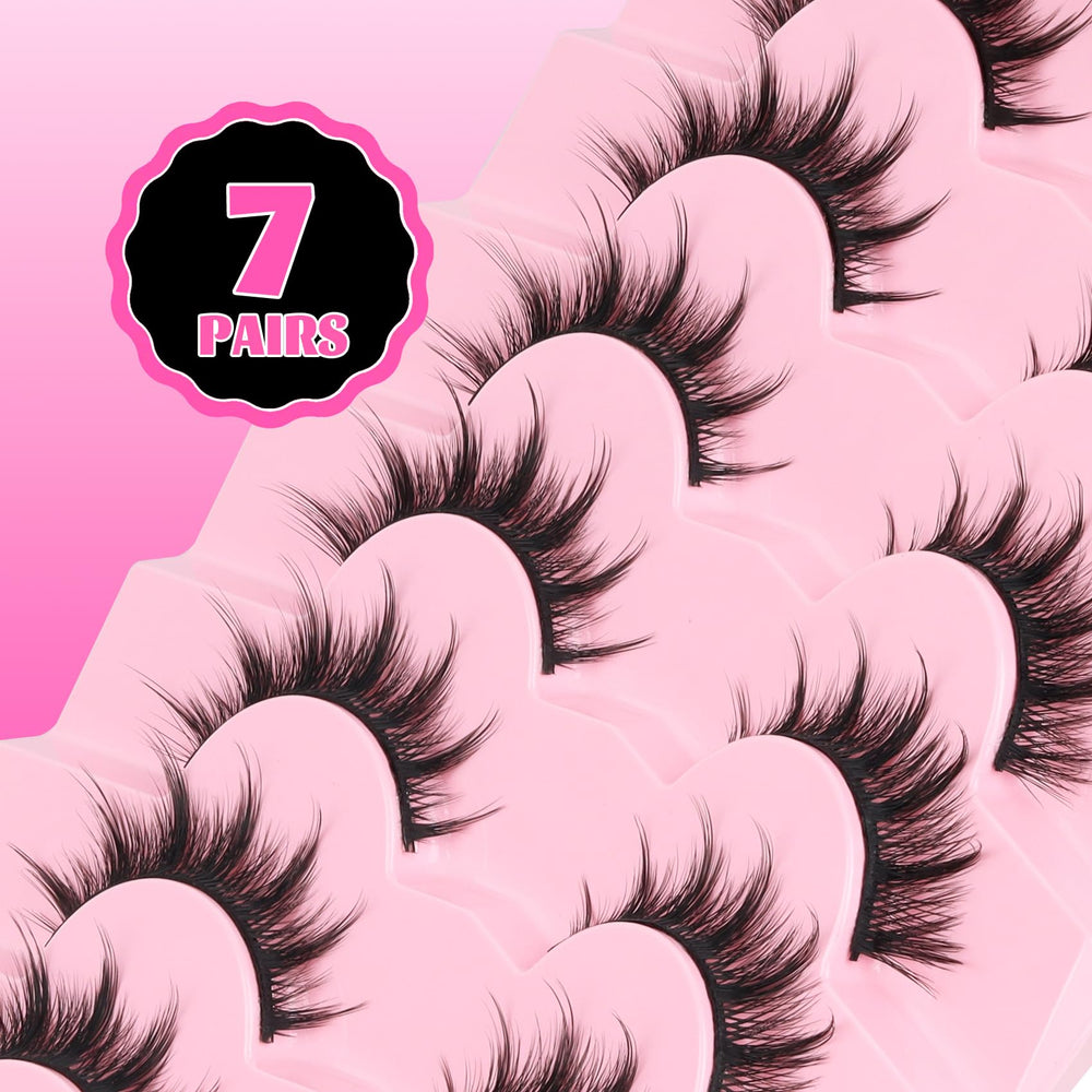 Veleasha Lashes 7 Pair Pack ideal for daily use.