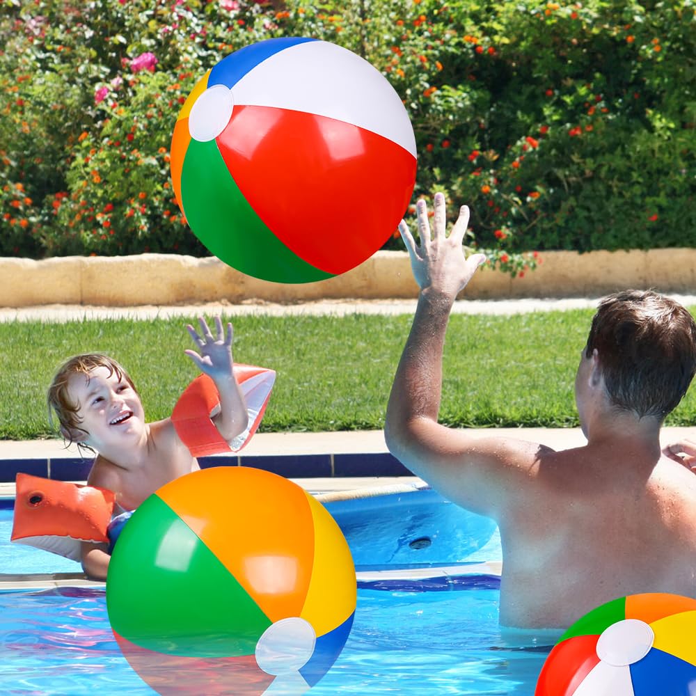 Vellibring ball floating in pool water ready for multiple games.