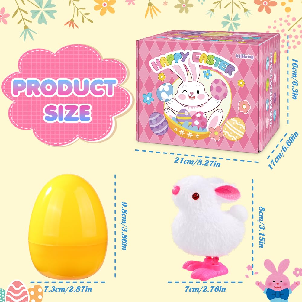 Vellibring Easter egg set in four colors, durable and family-friendly