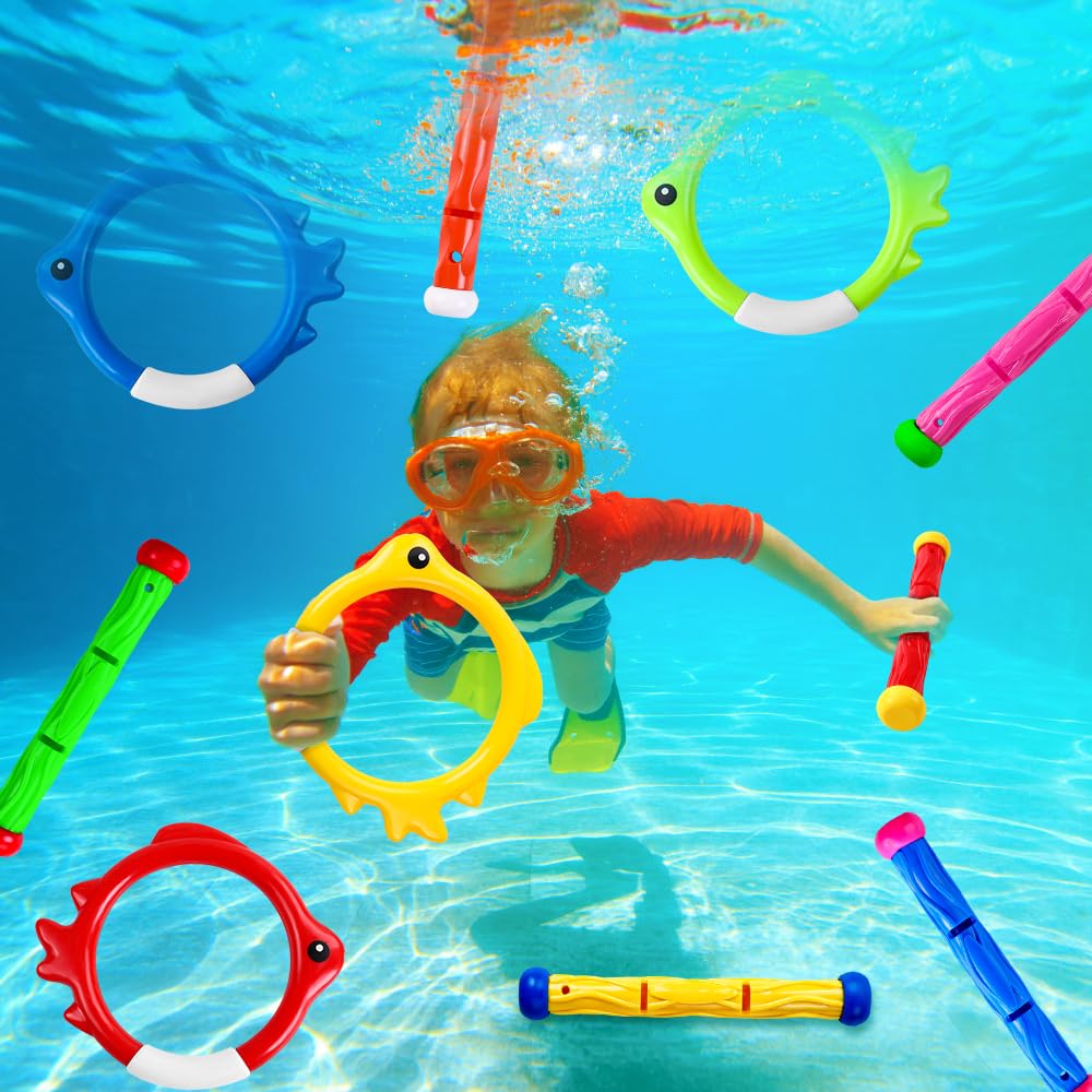 Vellibring kids diving game boosts imagination and cooperative play during pool time.