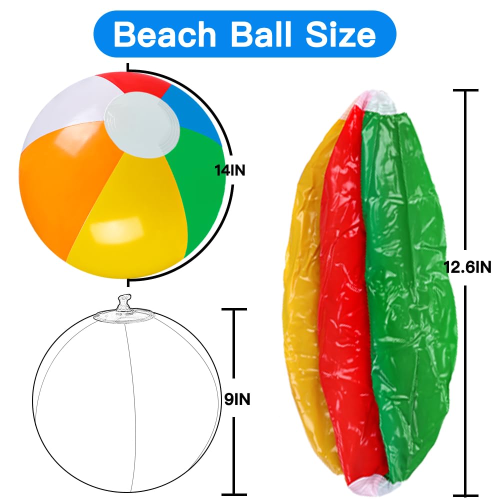 Vellibring rainbow pool balls bright colors ideal for catching attention and play