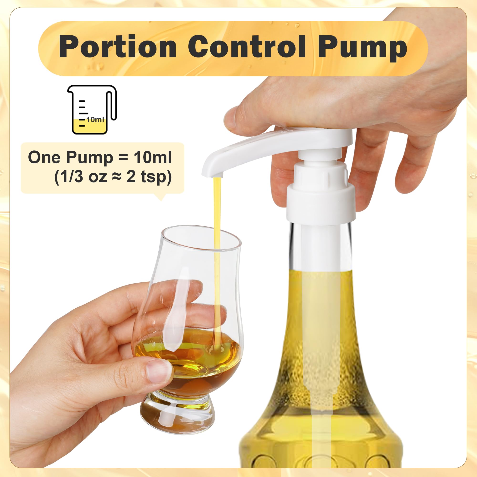 Twist-to-lock mechanism on a VELLUXE syrup pump secures during transport.