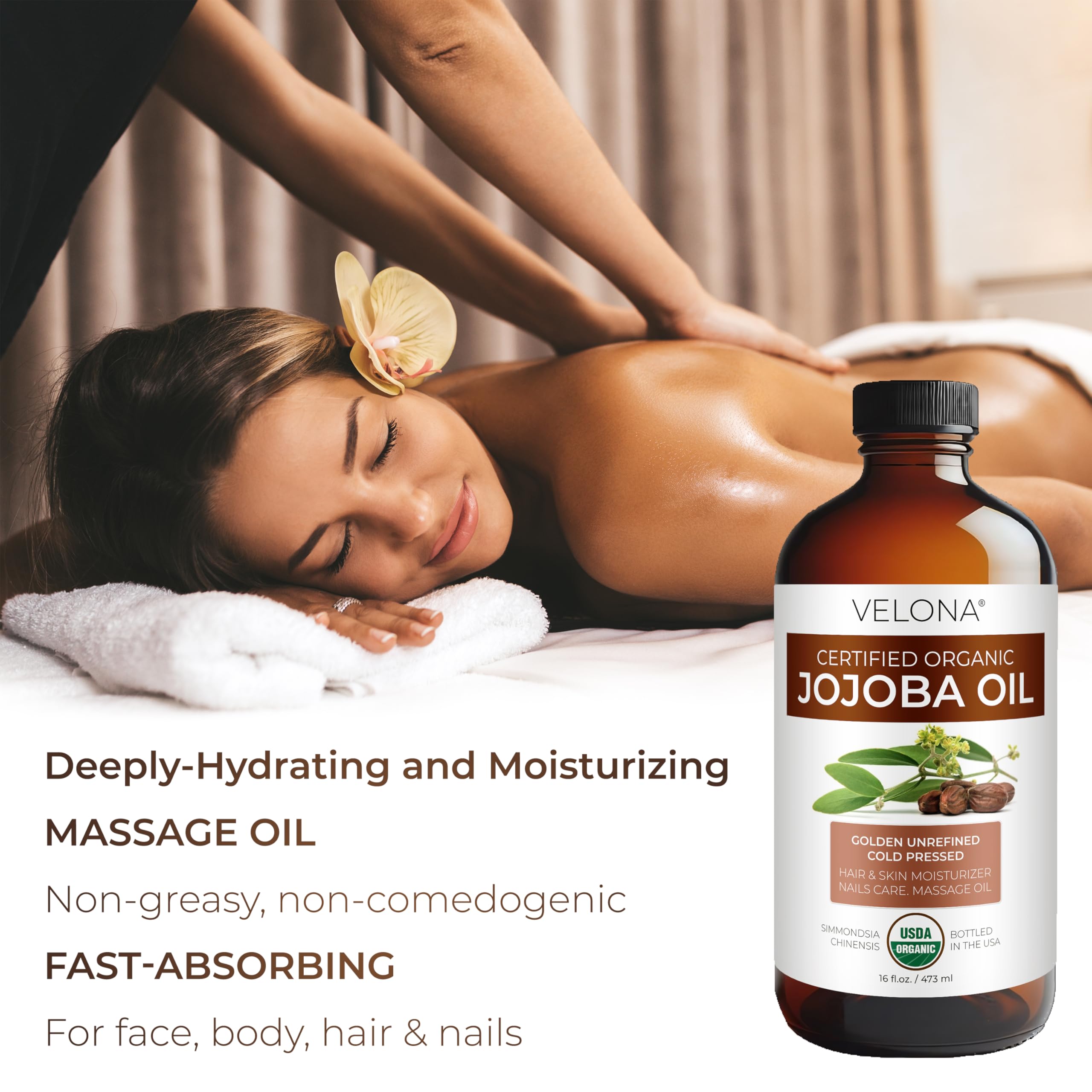 Velona Jojoba Oil strengthens nails and softens cuticles