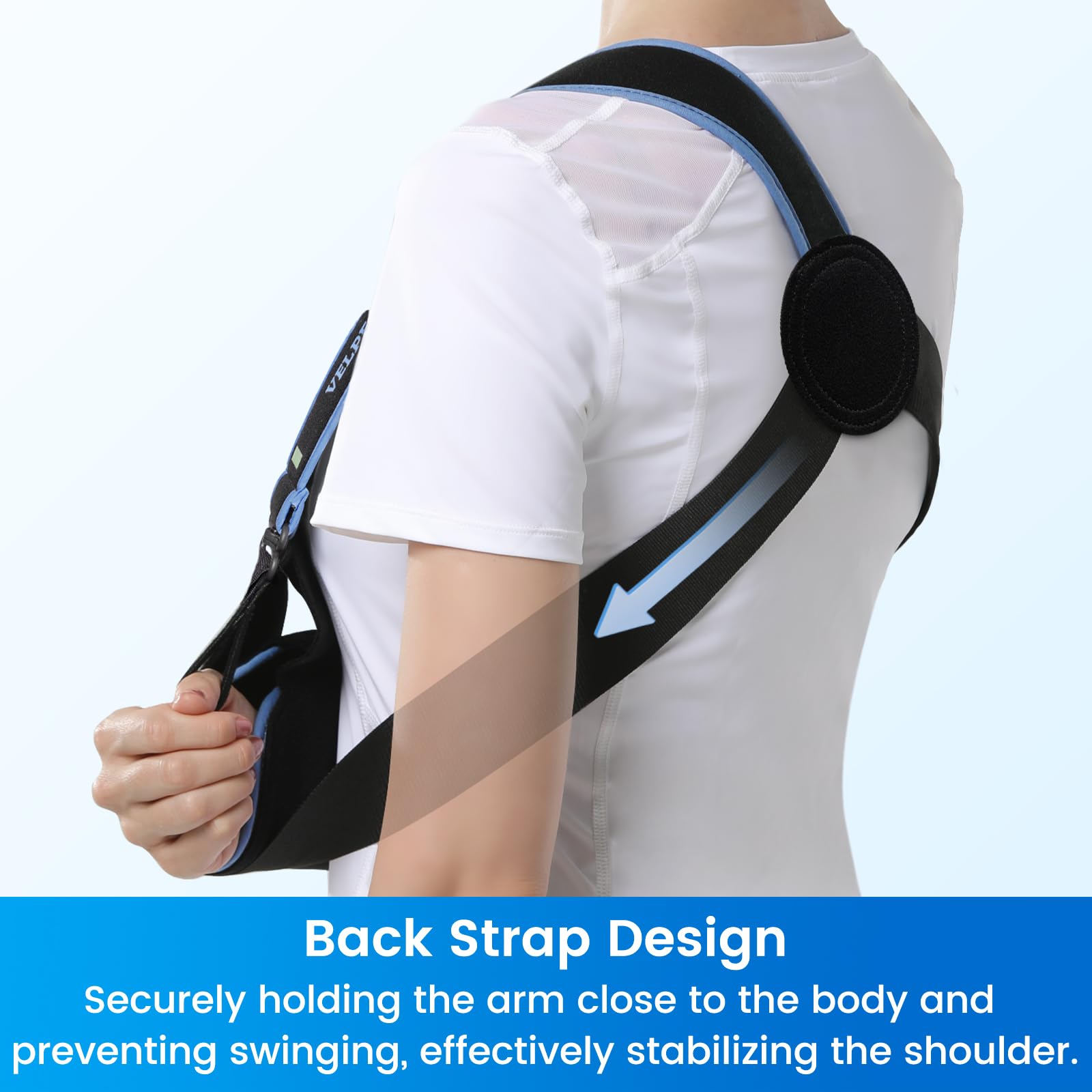 Soft sponge strap reduces neck pressure for comfortable wear