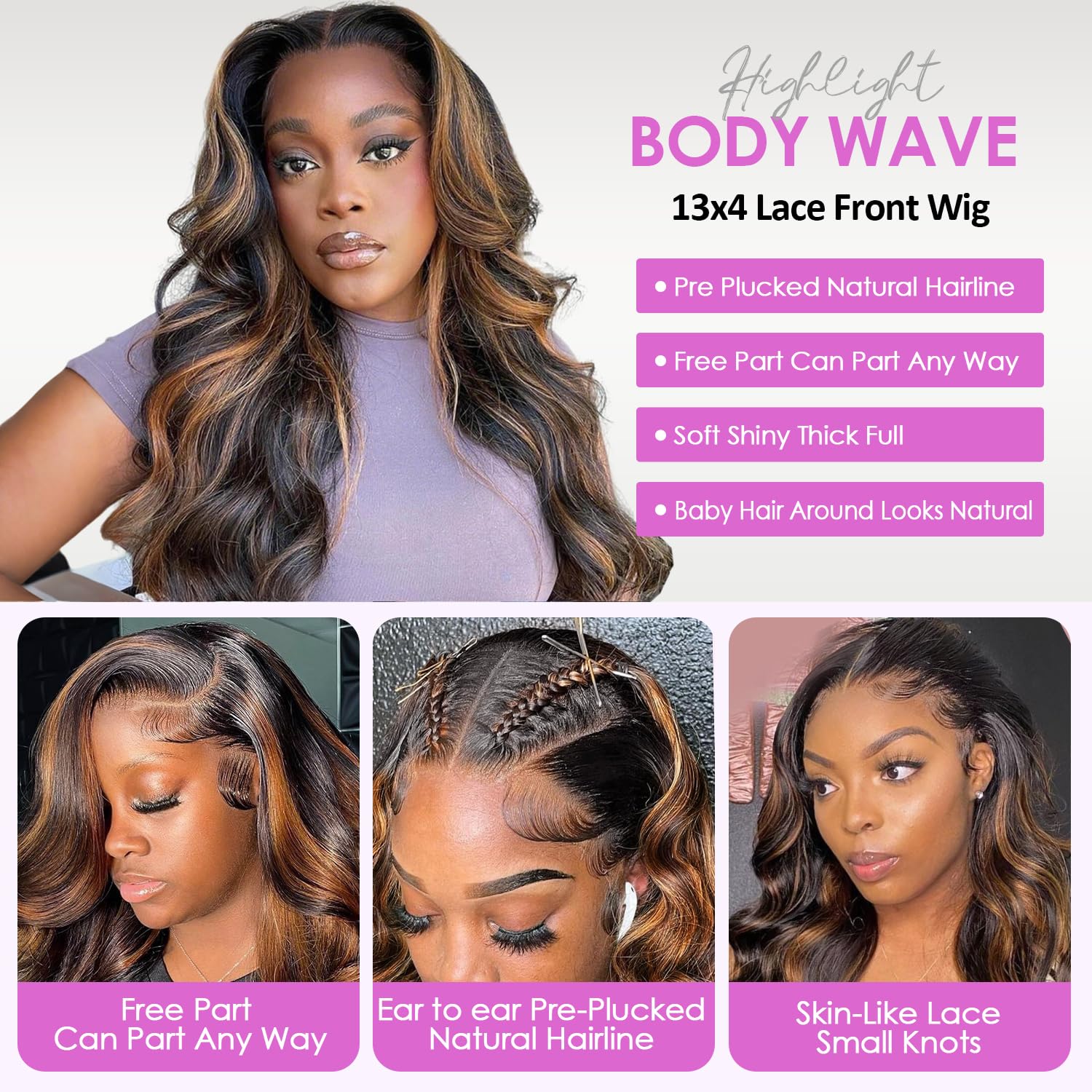 Vemalin 26 inch length ombre wig ready for dramatic looks