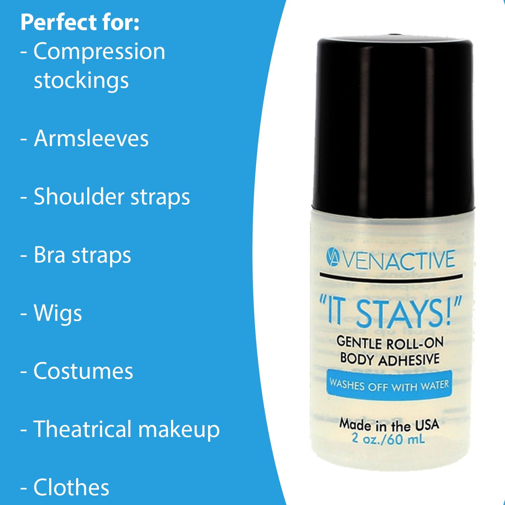 VenActive It Stays on shoulder strap for reliable adhesion