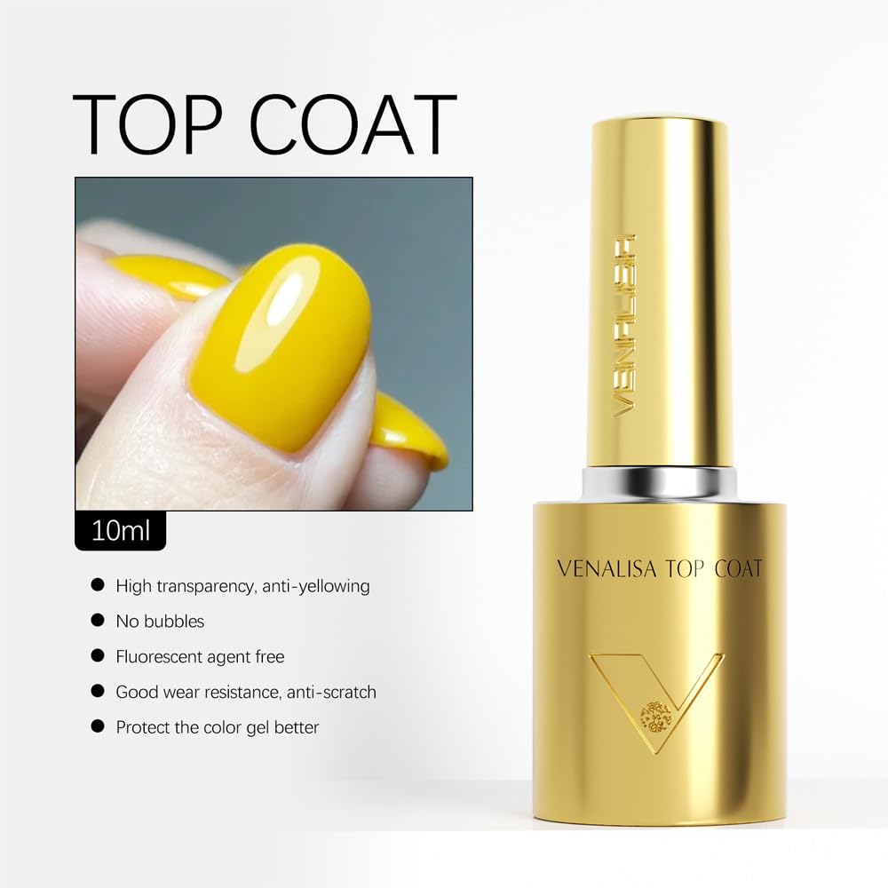 VENALISA compact packaging keeps your top coat ready for use.