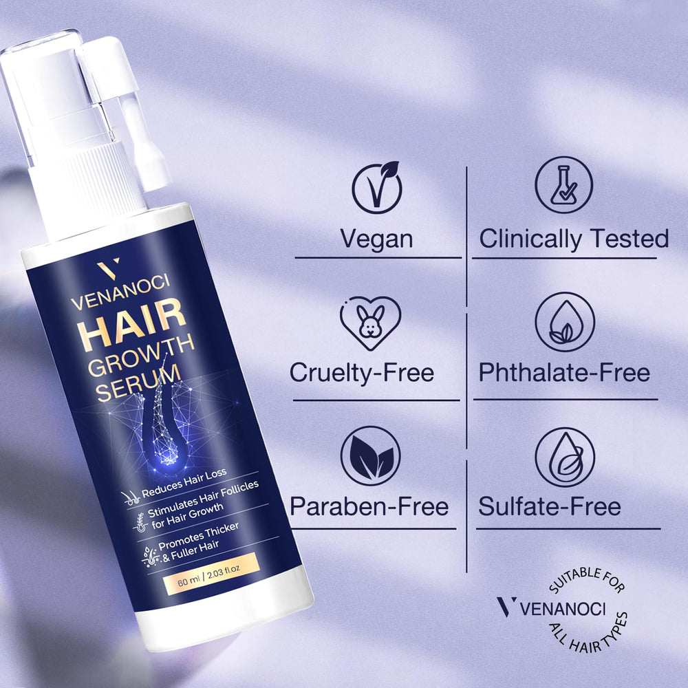 Venanoci spray close-up label highlighting natural ingredients