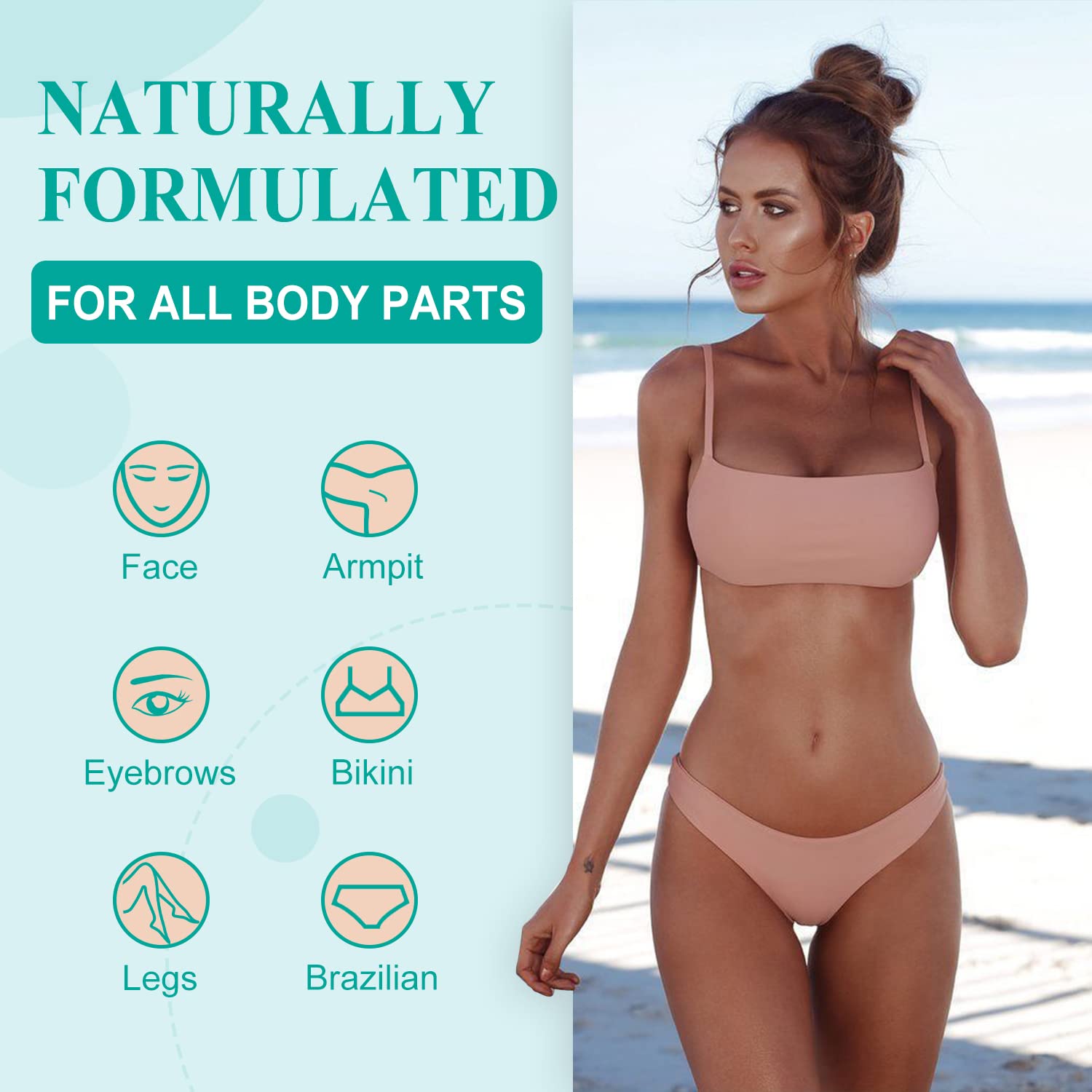 VENNCO hard wax beads for bikini waxing deliver smooth results in private sessions