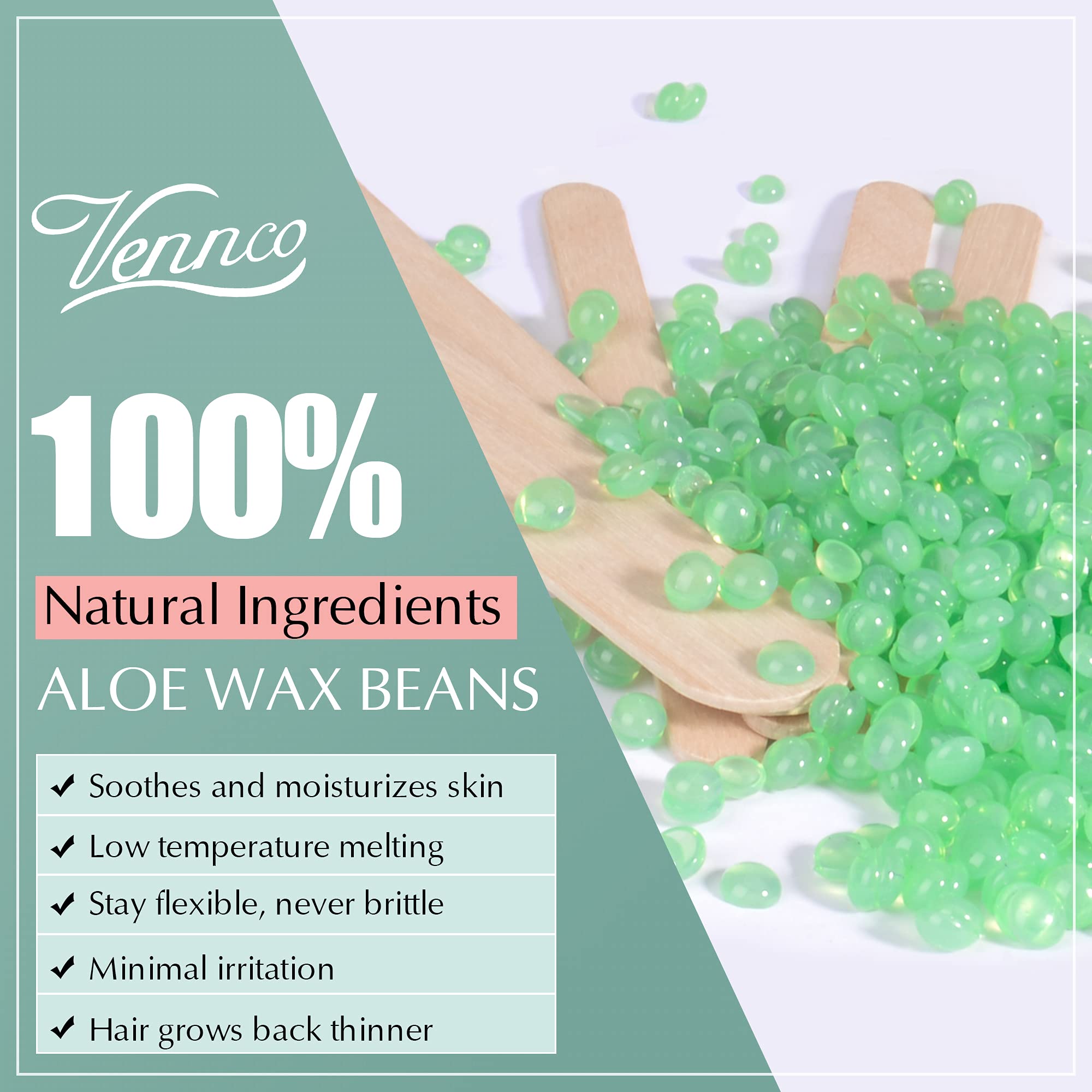 Vennco long-lasting wax results, up to 6–8 weeks
