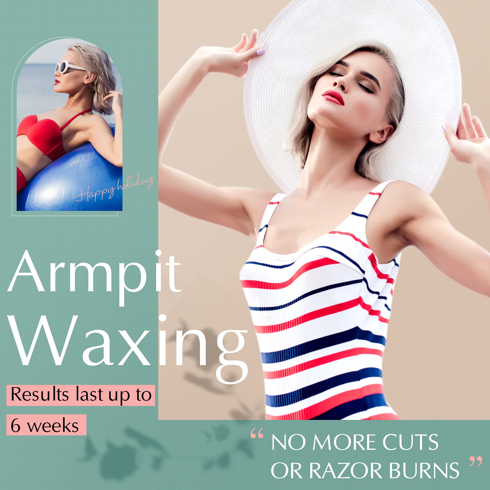 Vennco wax warmer refill sticks included for DIY waxing