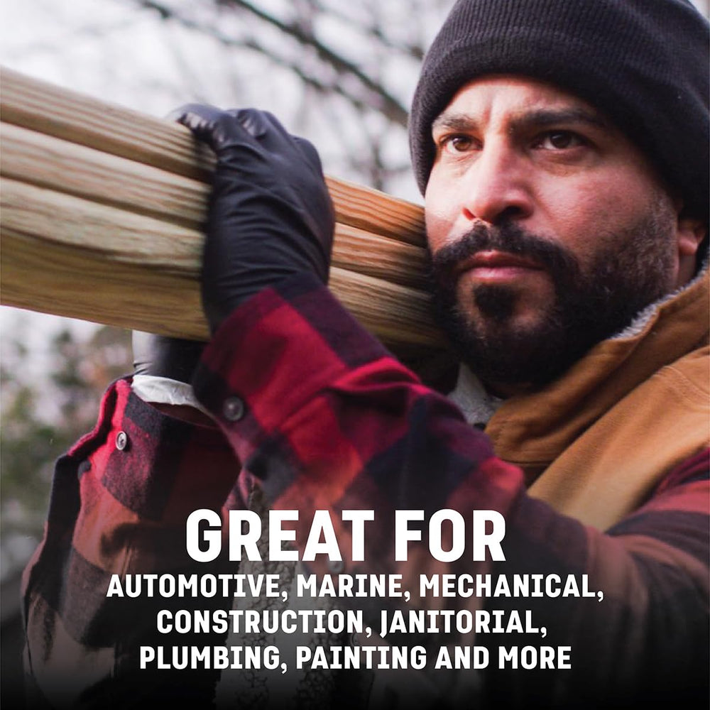 Venom Steel gloves black-white dual-layer for quick visibility and reliable protection.