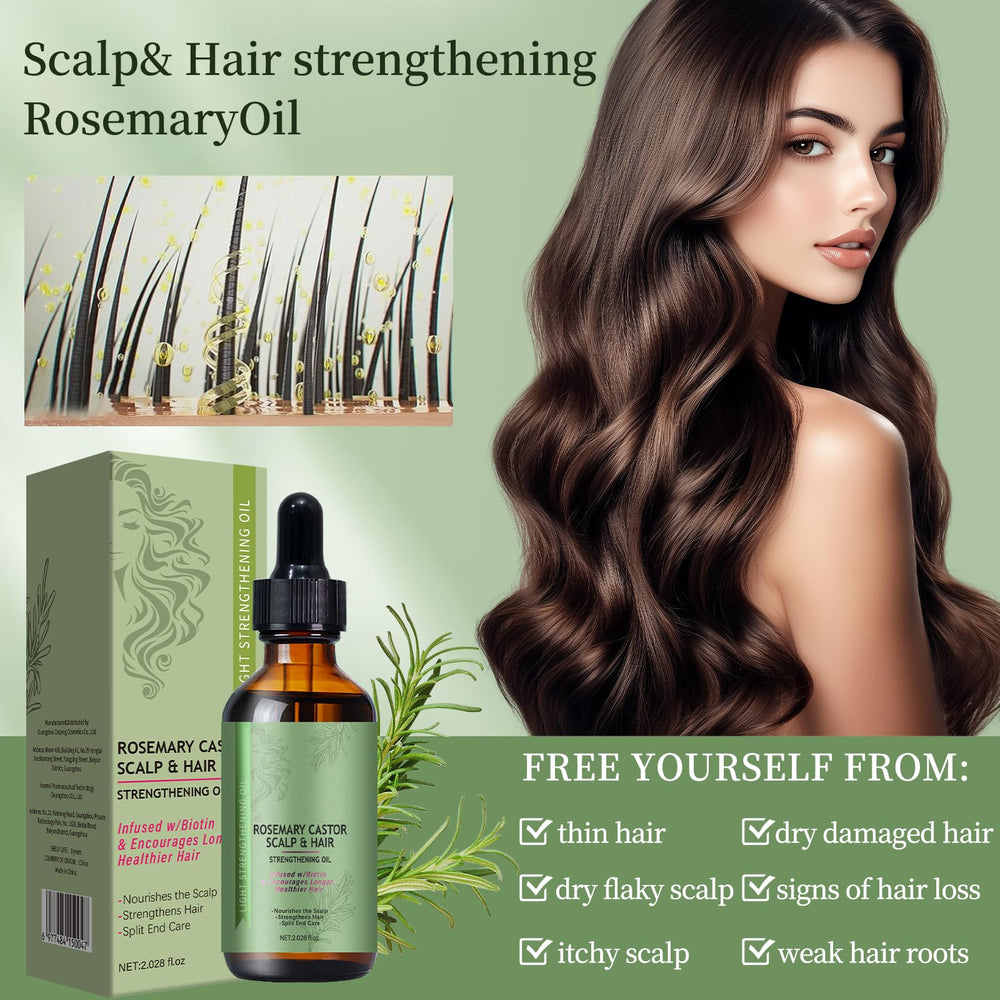 Venrock Rosemary Castor Oil on hair ends to help prevent breakage.