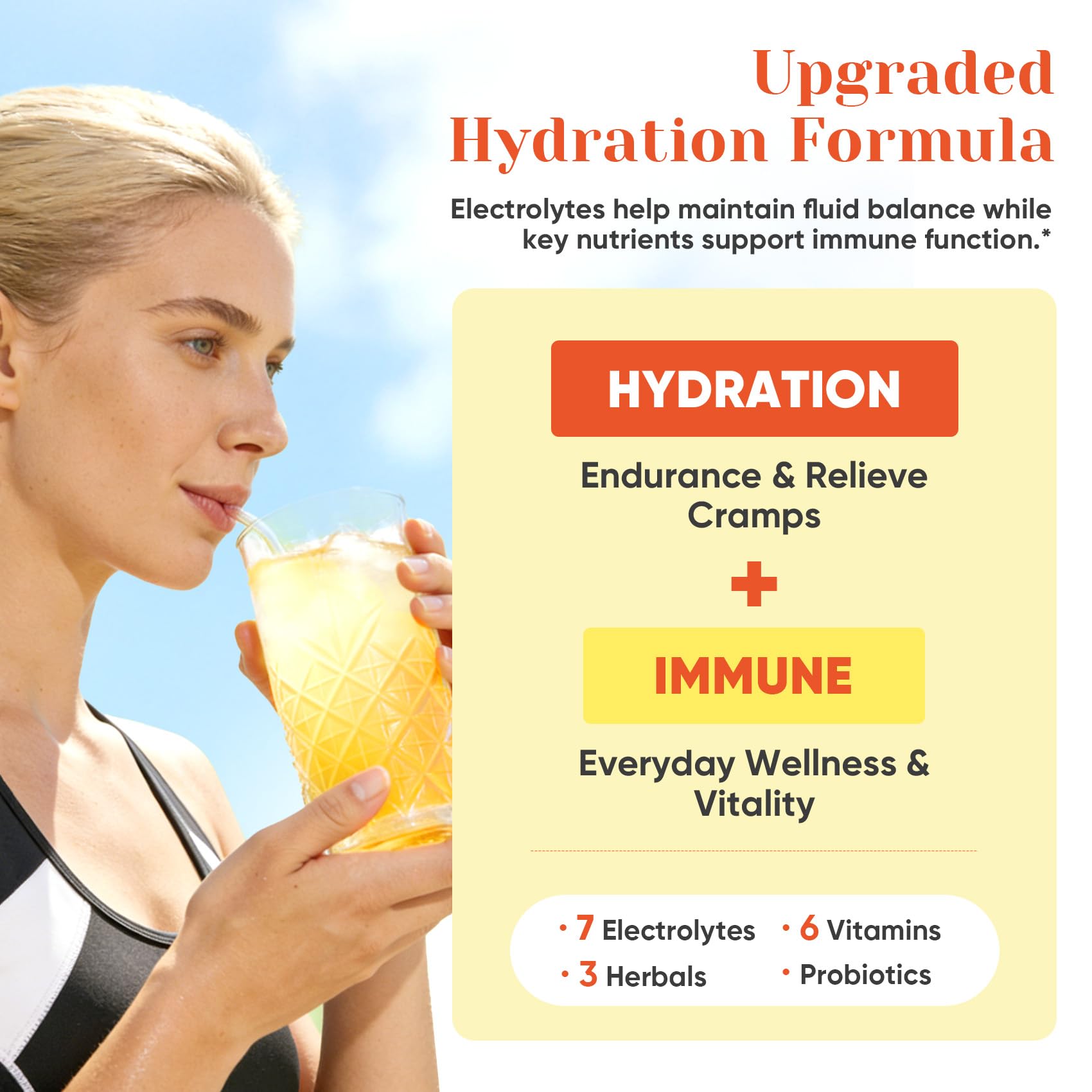 Venture Pal 2-in-1 packets packaging for travel-ready hydration.