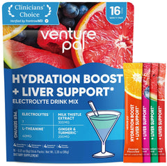 Venture Pal hydration packets package for on-the-go hydration.