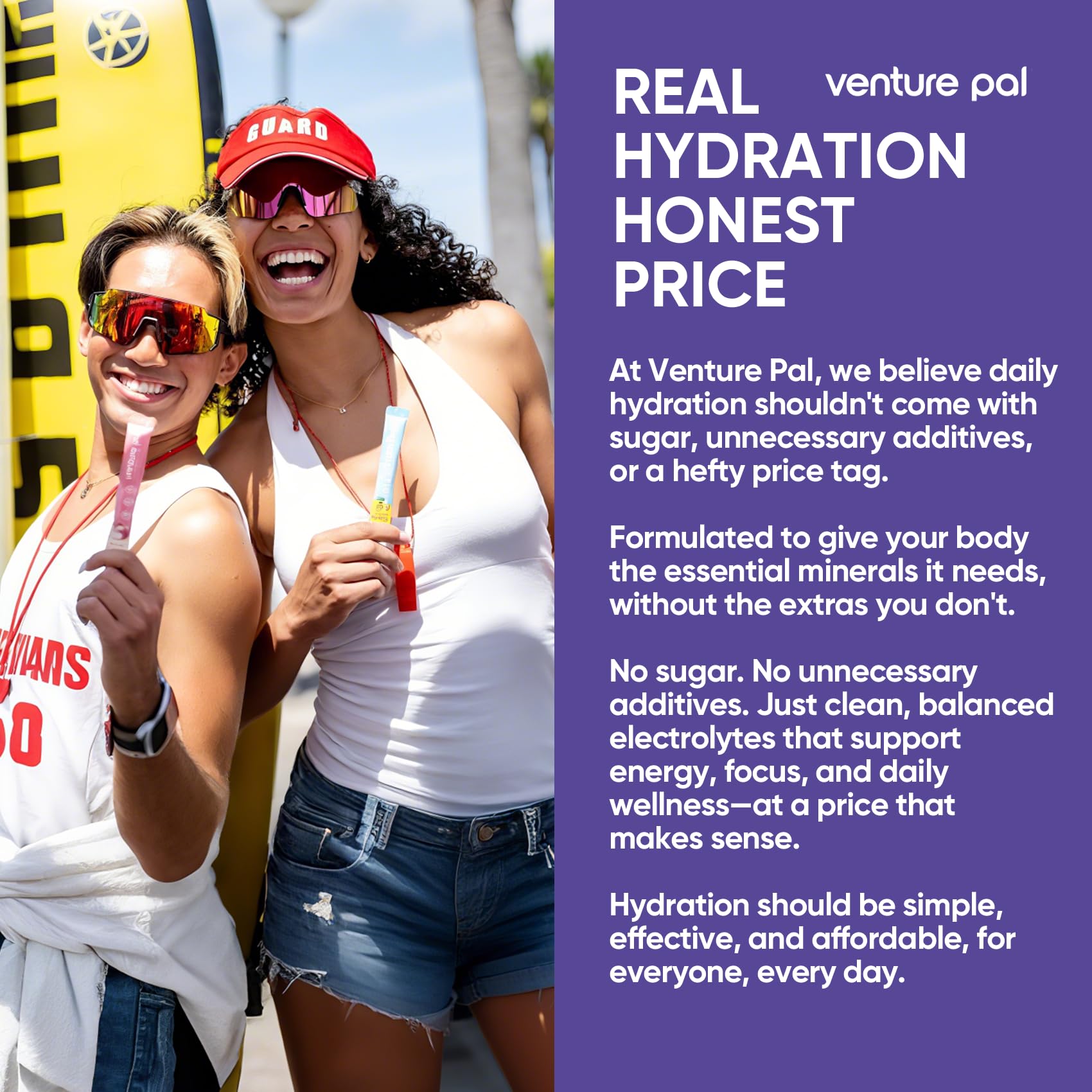 Venture Pal Keto-friendly Electrolyte Packets for keto hydration