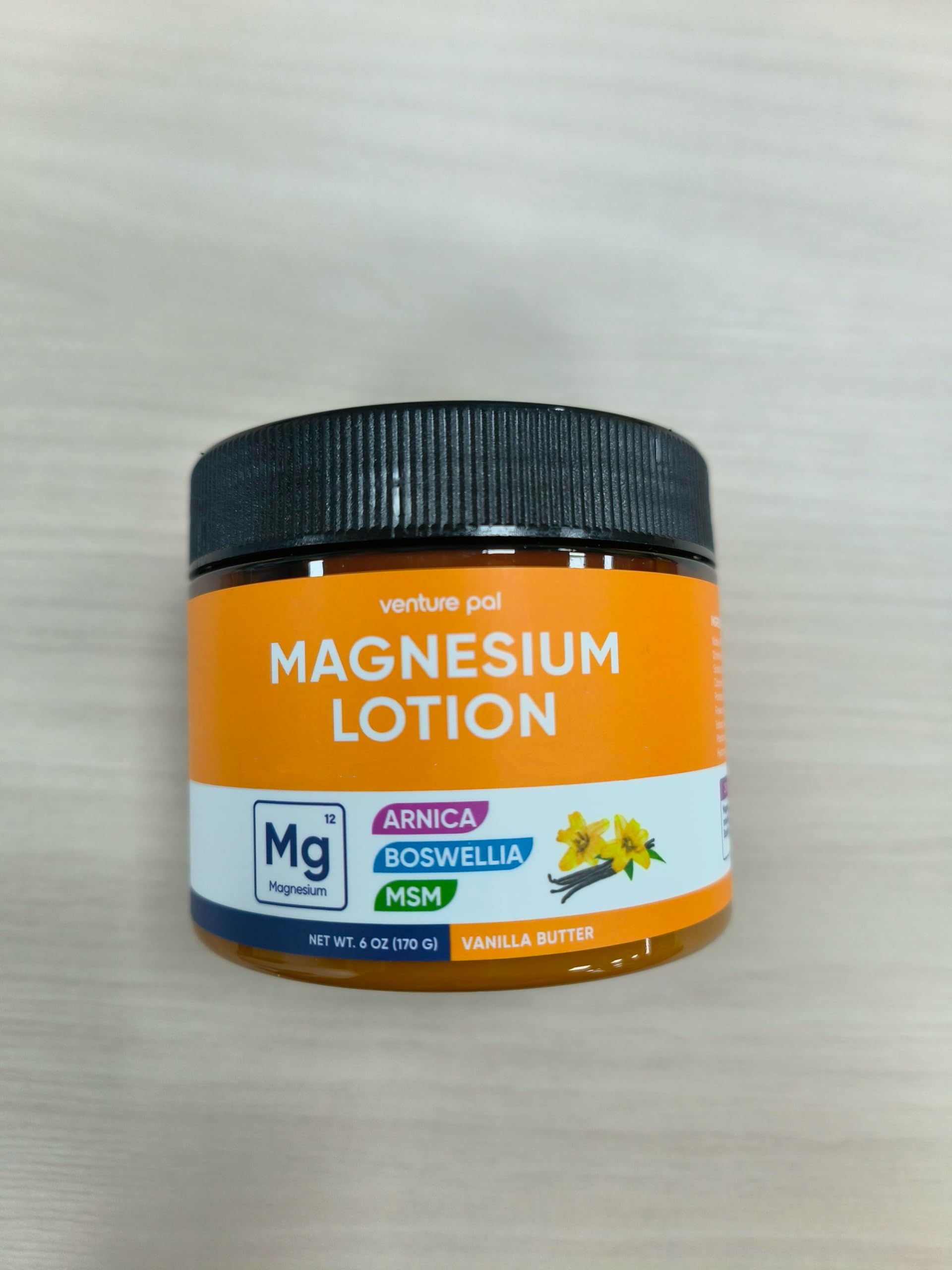 Venture Pal Magnesium Lotion hands applying demonstrates hydrating care during routine.