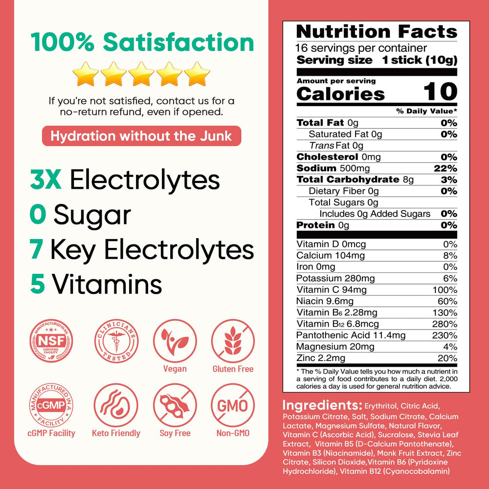 Clean-label, non-GMO certification close-up for Venture Pal electrolyte