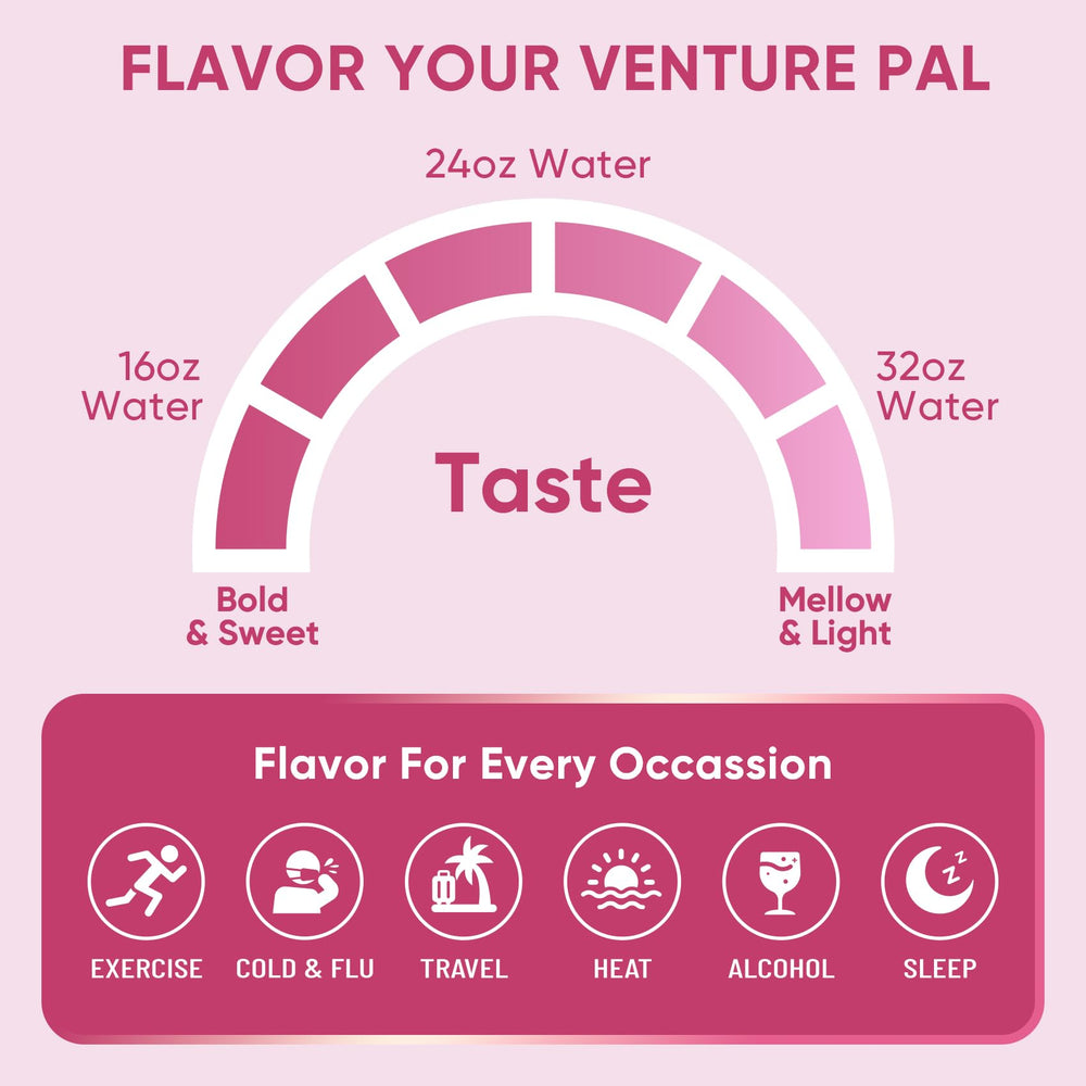 Venture Pal gift-ready box promoting party recovery or stocking stuffer ideas.