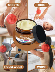 Venture Pal Magnesium Cream texture-closeup showing non-greasy formula