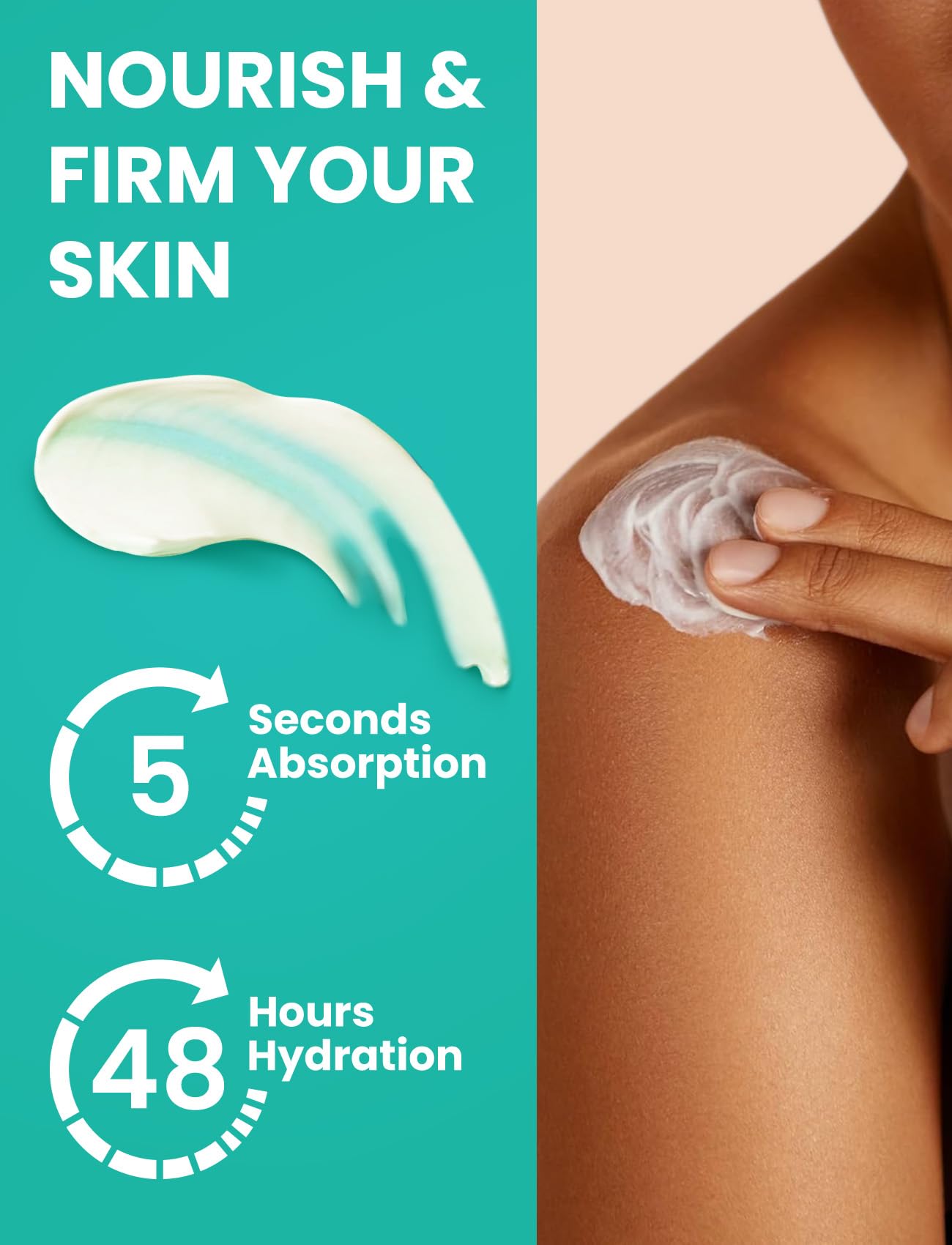 Warm hands before applying for better absorption