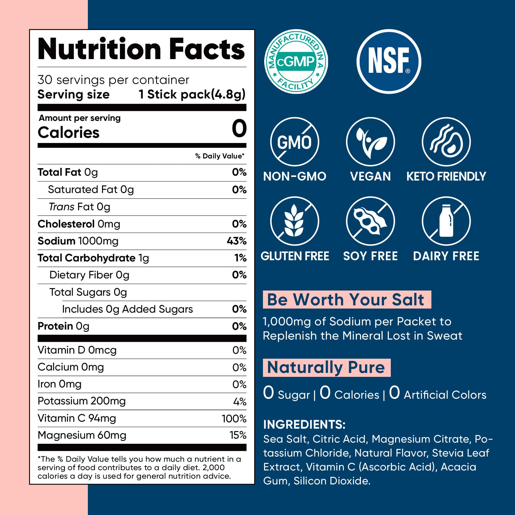 Venture Pal vegan and keto-friendly ingredients list supports dietary choices.