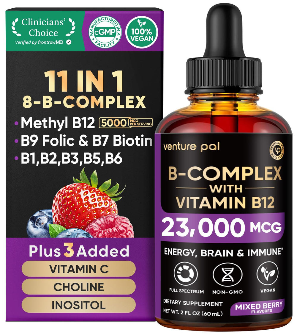 Venture Pal Vitamin B Complex bottle boosts daily energy support