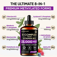 Venture Pal methylcobalamin B12 image supports energy pathways