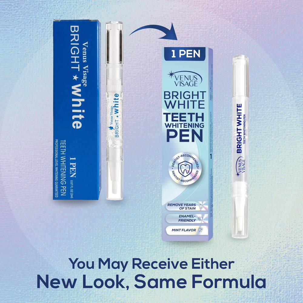 Venus Visage packaging highlights portability for on-the-go whitening