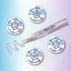 Venus Visage teeth whitening pen application with precision tip enables targeted whitening