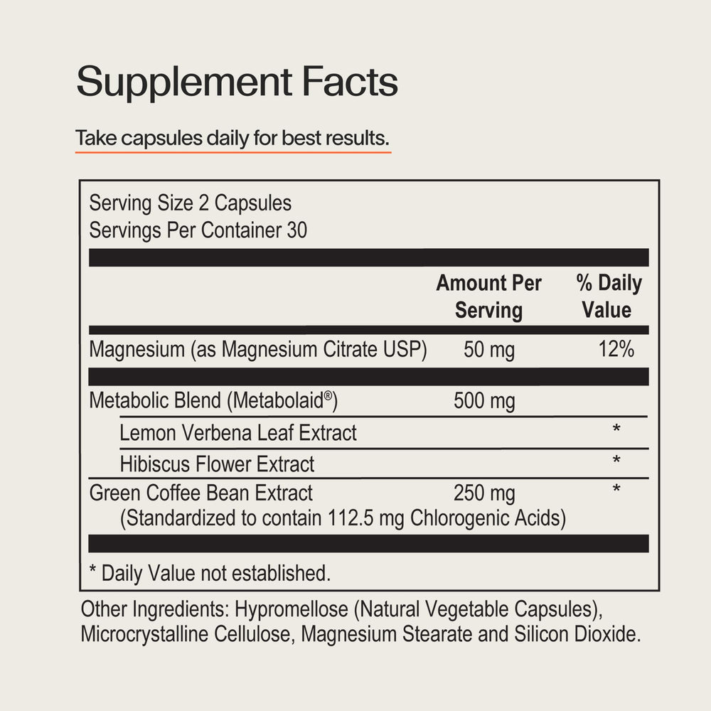 Veracity Metabolism Ignite lemon verbena hibiscus blend supports metabolism