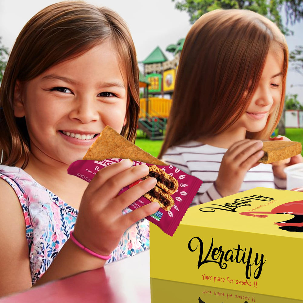 Veratify snack box fresh crunch, each bar delivers satisfying bite and aroma.