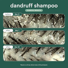 VERB Dandruff Shampoo label shows 3 percent salicylic acid for flake relief