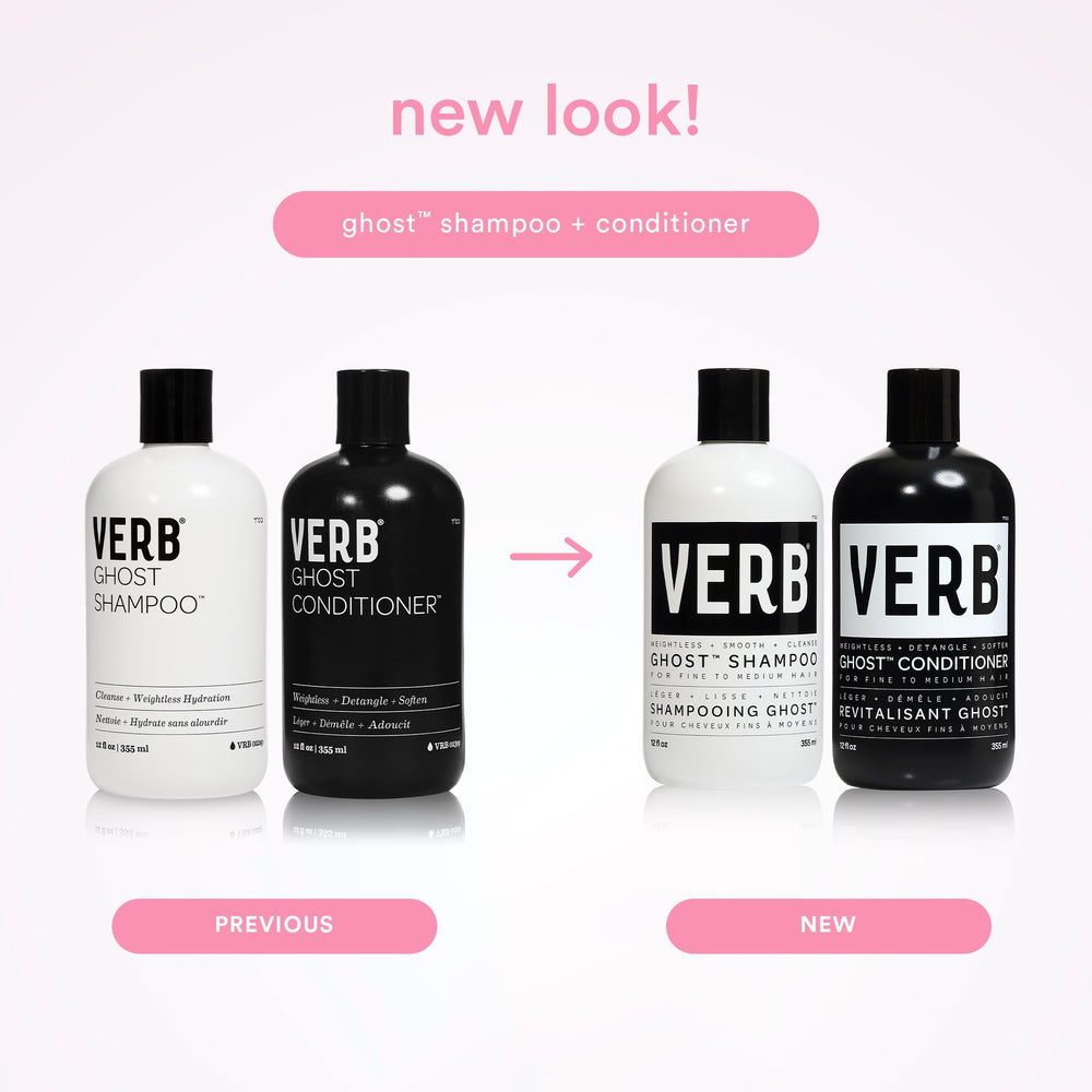 VERB Ghost duo packaging box shows 32 oz set and vegan, cruelty-free claims