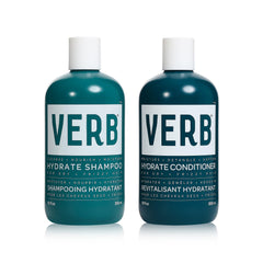 Verb Hydrate Shampoo bottle showing deep moisture for dry hair.