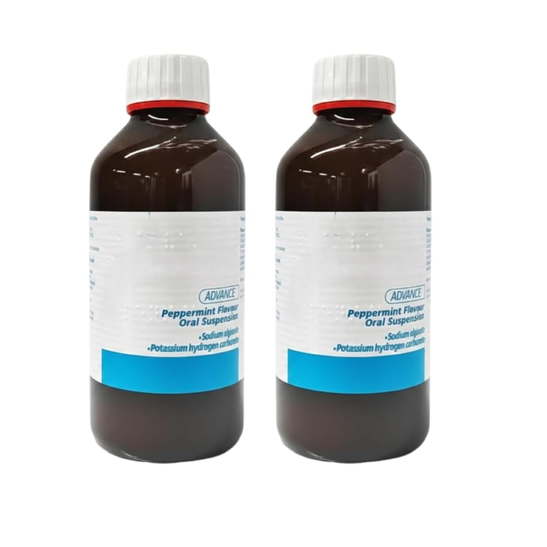 VERBASA CONFEC GAV Advance peppermint liquid bottle, a refreshing option for daily digestive routines.
