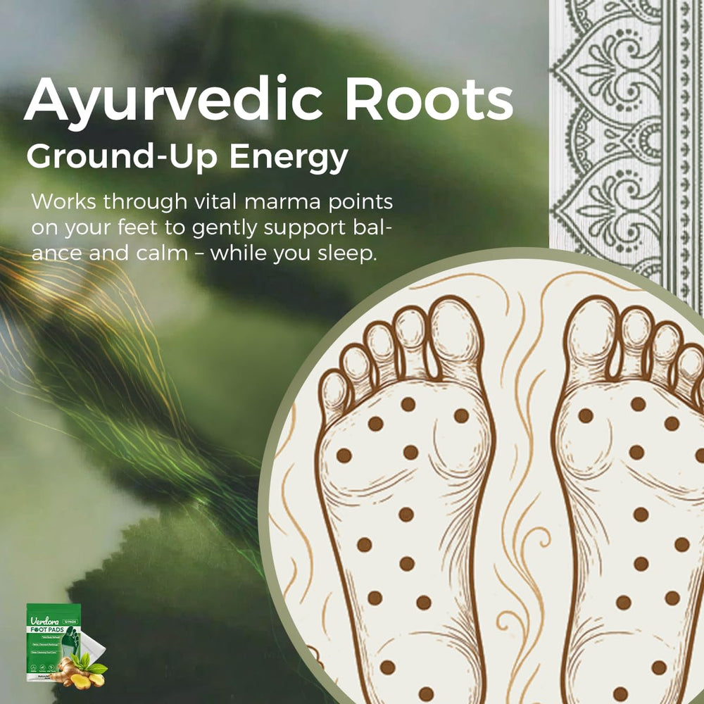 VERDORA foot pads after activity offering gentle rest before bed.