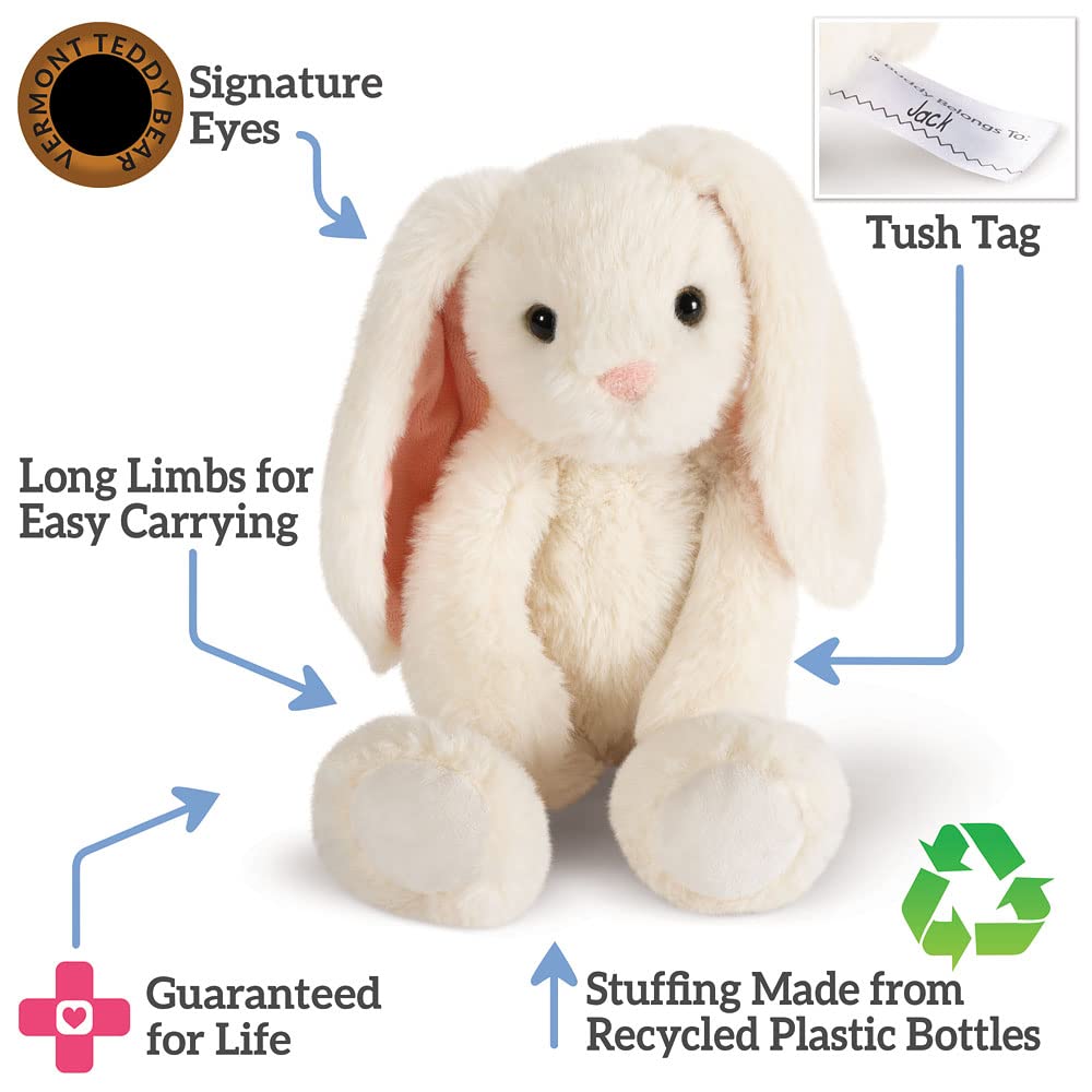 Vermont Buddy Bunny Plush calms with soft, reassuring texture.