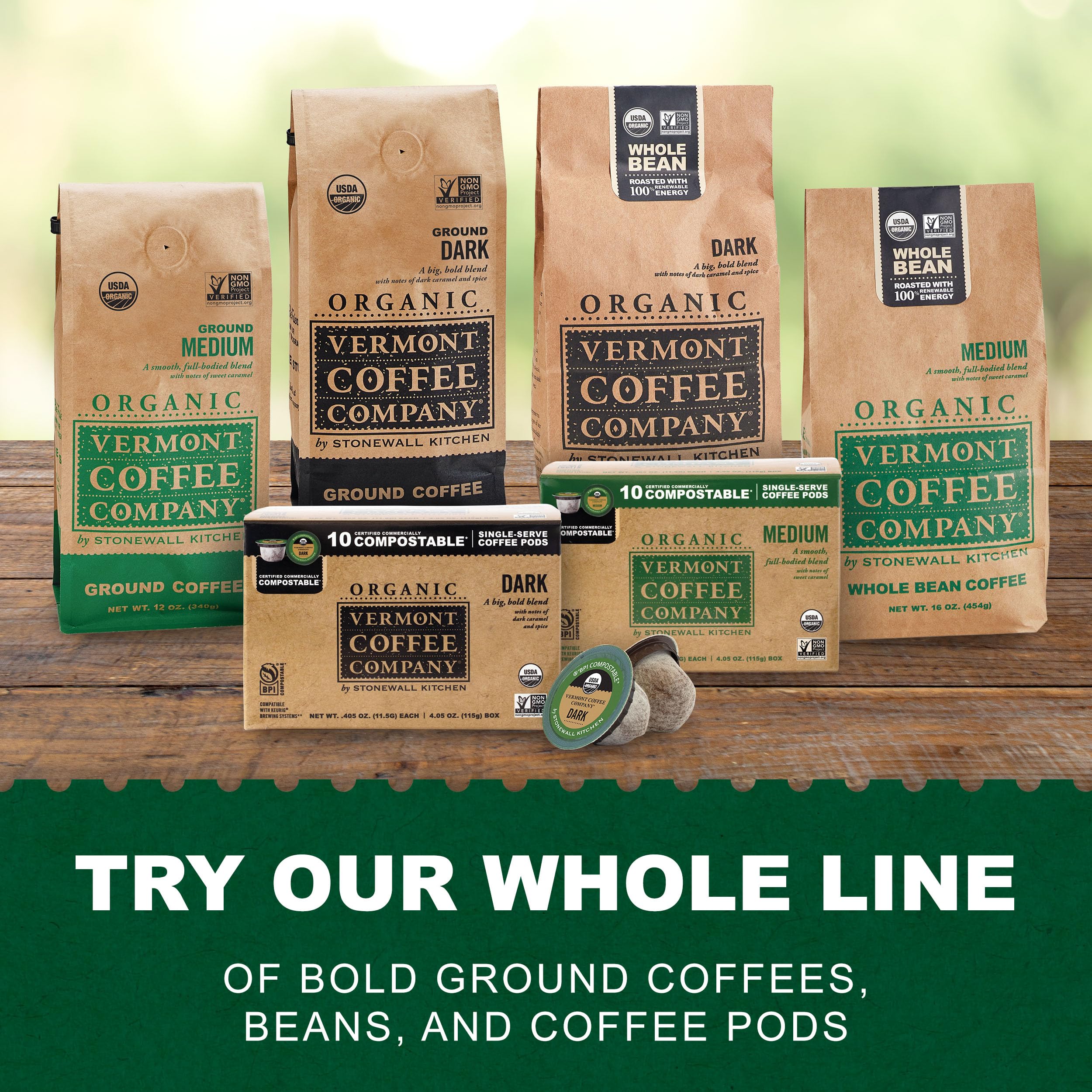 Mug-pour aroma as Vermont Coffee Company coffee greets a new day.