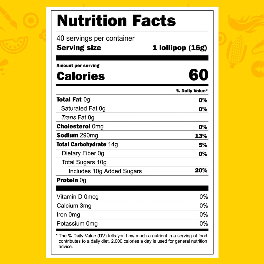 Vero Mango Lollipop, individually wrapped for easy sharing and on the go.